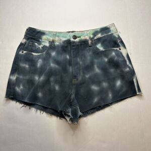 PacSun Tie Dye High Rise Festival Boho Shorts Size 25 New Without Tag